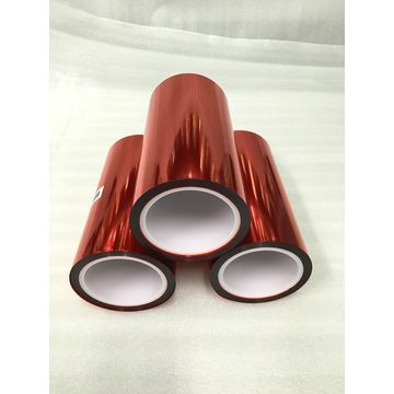 100um red release film
